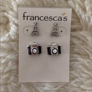 Travel stud earring set